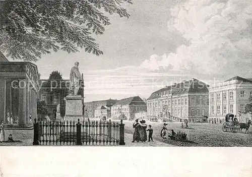 AK / Ansichtskarte Kuenstlerkarte Gaertner Berlin Koenigliches Palais um 1830 Kat. Kuenstlerkarte