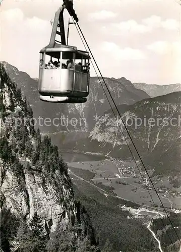 AK / Ansichtskarte Seilbahn Dachstein Obertraun Hallstaetter See  Kat. Bahnen