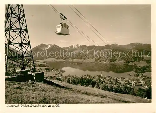 AK / Ansichtskarte Seilbahn Kurhotel Schliersbergalm Schliersee  Kat. Bahnen