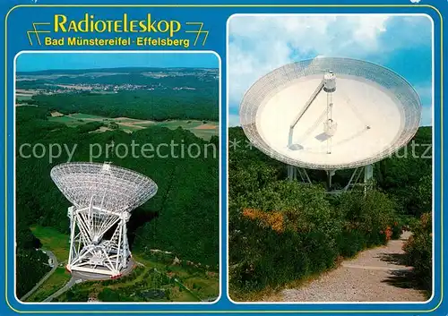 AK / Ansichtskarte Astronomie Radioteleskop Bad Muenstereifel Effelsberg  Kat. Wissenschaft Science