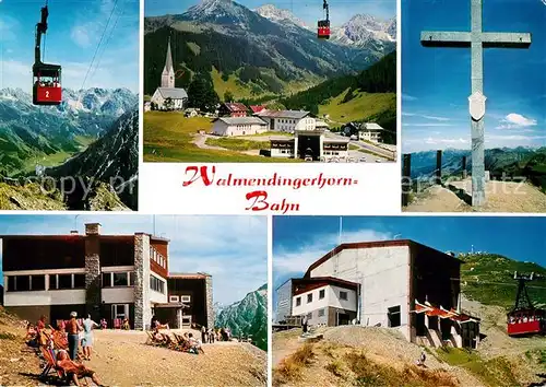 AK / Ansichtskarte Seilbahn Walmendingerhorn Mittelberg Kleines Walsertal  Kat. Bahnen