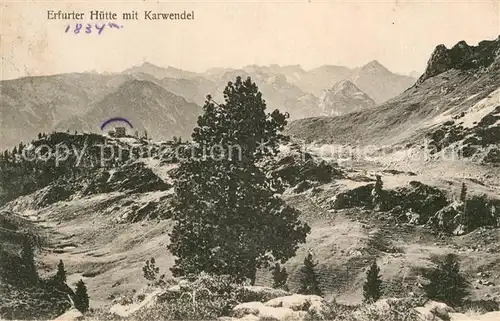 AK / Ansichtskarte Achensee Erfurter Huette Karwendel Kat. Eben am Achensee