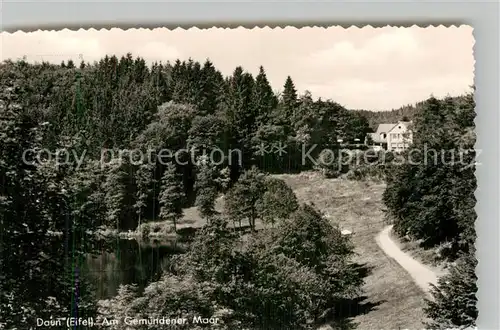 AK / Ansichtskarte Daun Eifel Gemuender Maar Kat. Daun