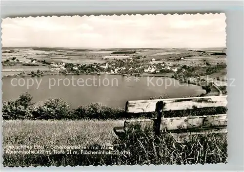 AK / Ansichtskarte Daun Eifel Schalkenmehrer Maar Kat. Daun