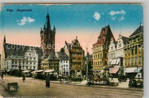 AK / Ansichtskarte Trier Hauptmarkt Kat. Trier