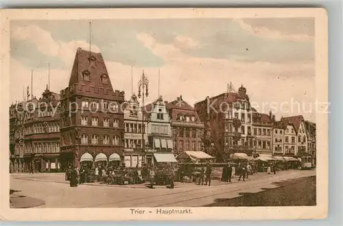 AK / Ansichtskarte Trier Hauptmarkt Kat. Trier