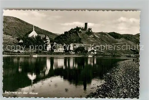 AK / Ansichtskarte Beilstein Mosel mit Ruine Metternich Kat. Beilstein