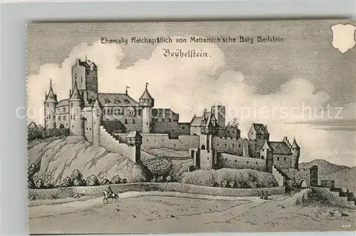AK / Ansichtskarte Beilstein Mosel Ehem Reichsgraeflich von Metternichsche Burg Kat. Beilstein