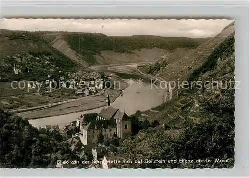 AK / Ansichtskarte Beilstein Mosel Blick von der Burg Metternich Kat. Beilstein