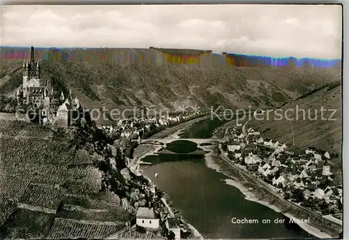 AK / Ansichtskarte Cochem Mosel Panorama mit Burg Kat. Cochem