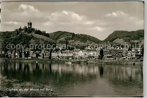 AK / Ansichtskarte Cochem Mosel Panorama mit Burg Kat. Cochem