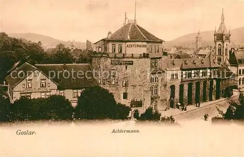 AK / Ansichtskarte Goslar Hotel Achtermann Kat. Goslar