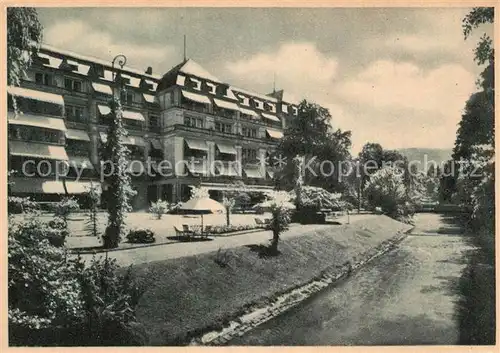 AK / Ansichtskarte Baden Baden Lichtentaler Allee mit Brenners Parkhotel Kat. Baden Baden