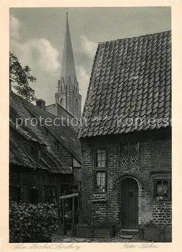 AK / Ansichtskarte Lueneburg Roter Hahn Gebaeude Kirchturm Kupfertiefdruck Kat. Lueneburg