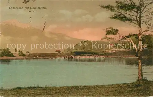 AK / Ansichtskarte Lansersee Nockspitze Kat. Oesterreich