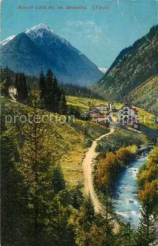 AK / Ansichtskarte Ranalt Stubaital Kat. Neustift im Stubaital