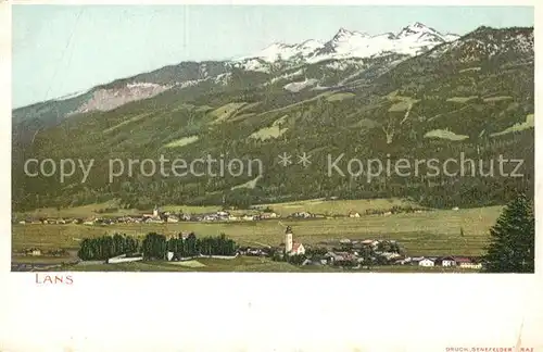 AK / Ansichtskarte Lans Tirol Panorama Kat. Lans