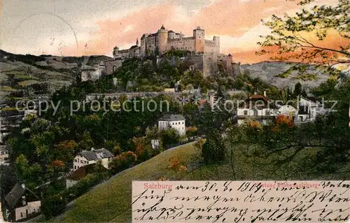 AK / Ansichtskarte Salzburg Oesterreich Festung Hohensalzburg Kat. Salzburg