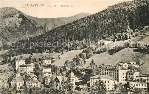 AK / Ansichtskarte Badgastein Kaiserpromenade Kat. Bad Gastein