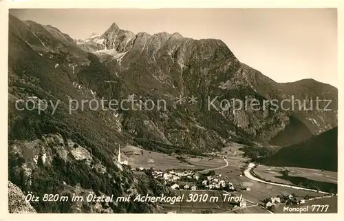 AK / Ansichtskarte oetz Tirol Acherkogel Kat. Oetz oetztal