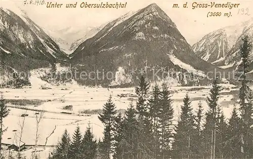 AK / Ansichtskarte Grossvenediger Unter Obersulzbachtal Winter Kat. Oesterreich Kat. Oesterreich