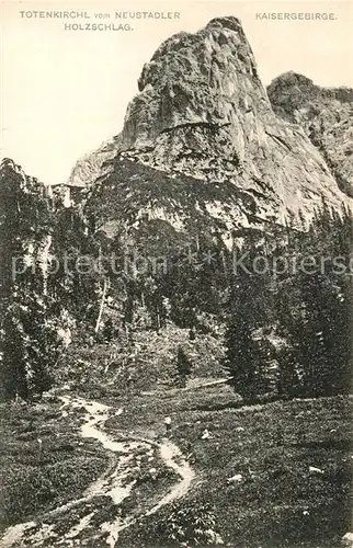 AK / Ansichtskarte Holzschlag Oberoesterreich Totenkirchl Kaisergebirge Kat. Oesterreich