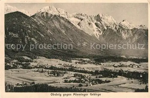 AK / Ansichtskarte Obsteig Tirol Mieminger Gebirge Kat. Obsteig
