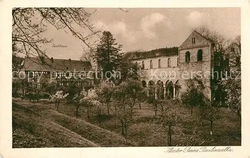 AK / Ansichtskarte Paulinzella Kloster Ruine Kat. Rottenbach Thueringen