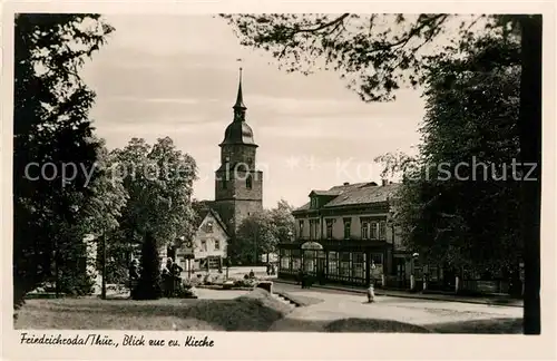 AK / Ansichtskarte Friedrichroda Evangelische Kirche Kat. Friedrichroda