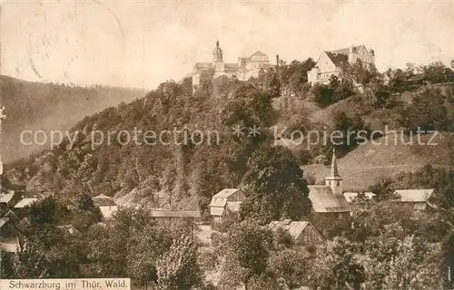 AK / Ansichtskarte Schwarzburg Thueringer Wald Panorama Schloss Kat. Schwarzburg