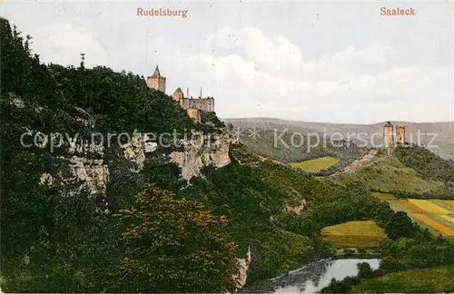 AK / Ansichtskarte Rudelsburg Saaleck  Kat. Bad Koesen