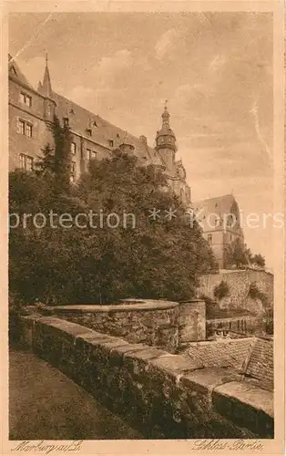 AK / Ansichtskarte Marburg Lahn Schloss  Kat. Marburg