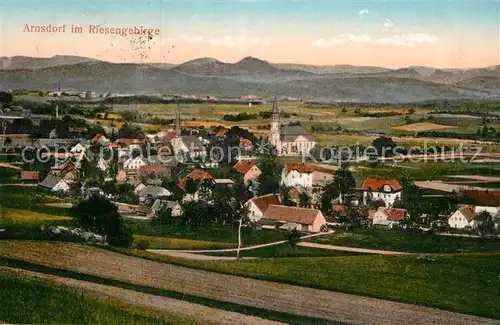 AK / Ansichtskarte Arnsdorf Riesengebirge Ortsansicht Kat. Tschechische Republik