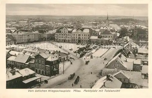 AK / Ansichtskarte Mitau Marktplatz Kat. Lettland