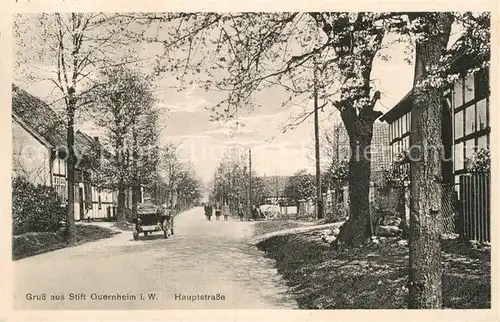 AK / Ansichtskarte Stift Quernheim Hauptstrasse  Kat. Kirchlengern