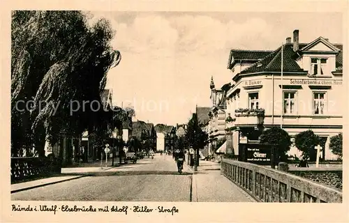 AK / Ansichtskarte Buende Westfalen Elsebruecke A. H. Strasse 