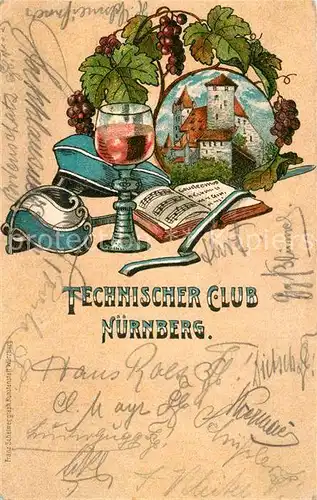 AK / Ansichtskarte Nuernberg Technischer Club  Kat. Nuernberg