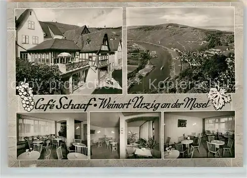 AK / Ansichtskarte uerzig Panorama Cafe Schaaf Gastraum Kat. uerzig