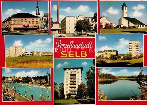 AK / Ansichtskarte Selb Porzellanstadt Freibad Kat. Selb