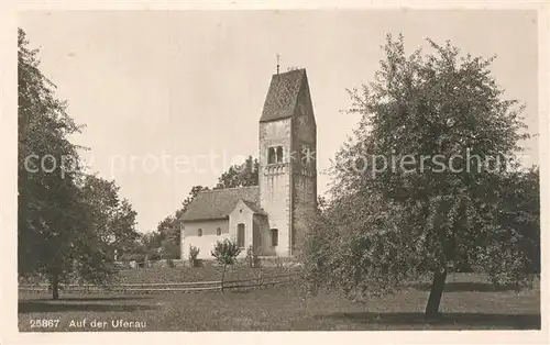 AK / Ansichtskarte Ufenau Zuerichsee Insel Kirche