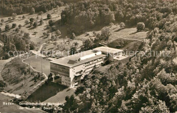 AK / Ansichtskarte Baden AG Gemeinschaftshaus Martinsberg der AG Brown