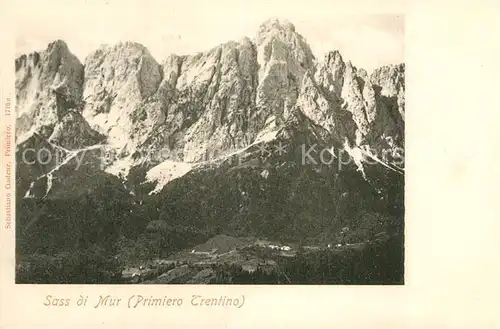 AK / Ansichtskarte Trentino Dolomiten Sass di Mur Dolomiti