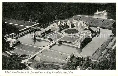 AK / Ansichtskarte Nordkirchen Schloss Landesfinanzschule Nordrhein Westfalen Fliegeraufnahme Kat. Nordkirchen