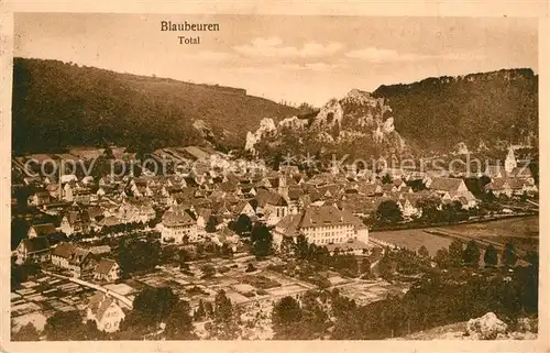 AK / Ansichtskarte Blaubeuren Panorama Schwaebische Alb Kat. Blaubeuren