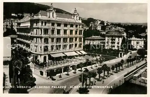 AK / Ansichtskarte Abbazia Bergamo Albergo Palazzo Albergo Continentale Kat. Abbazia