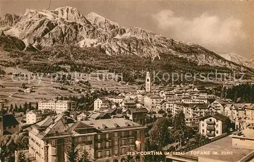 AK / Ansichtskarte Cortina d Ampezzo Panorama Tofane Dolomiten Kat. Cortina d Ampezzo