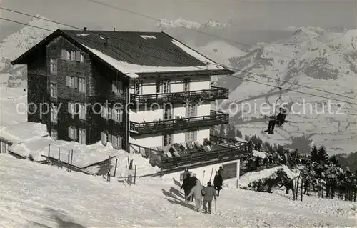 AK / Ansichtskarte Kitzbuehel Tirol Hotel Ehrenbachhoehe Hahnenkamm Wintersportplatz Alpen Kat. Kitzbuehel