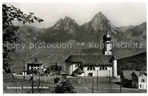 AK / Ansichtskarte Seelisberg UR Kirche my Mythen Kat. Seelisberg