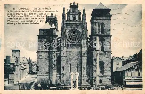 AK / Ansichtskarte Rodez Cathedrale Kat. Rodez