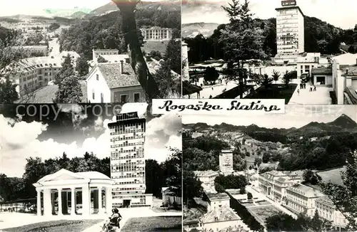 AK / Ansichtskarte Rogaska Slatina Teilansichten Hochhaus Grand Hotel Kat. Slowenien